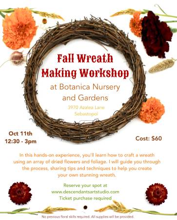 Fall Wreath Making Workshop 1