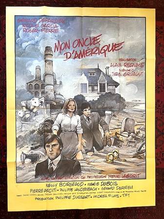 Alain Resnais' MON ONCLE D'AMERIQUE French 3 Sheet 1980 Poster 1