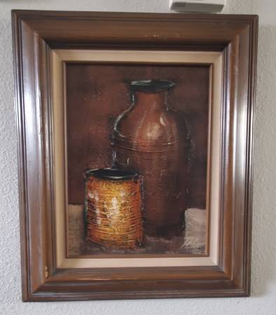 Oil Painting with the Artist Signature 1