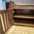 Small shoe bench with cushion and storage 2 thumbnail