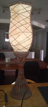 Lamp Bamboo/Rattan 1