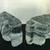 Blenko Clear Bamboo Glass Bookends - MINT 13 thumbnail