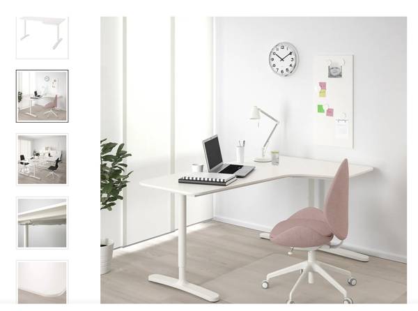 Escritorio IKEA en excelente estado, blanco - $90 (mountain view)63439901224577121