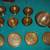 ANTIQUE MIDDLE EASTERN ENGRAVED TEA/COFFEE SET, 12 PIECES 8 thumbnail