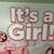 IT’S A GIRL!! Plastic Yard Sign Soft 3Ft X 2Ft W/ Stakes Pink Balloons 2 thumbnail