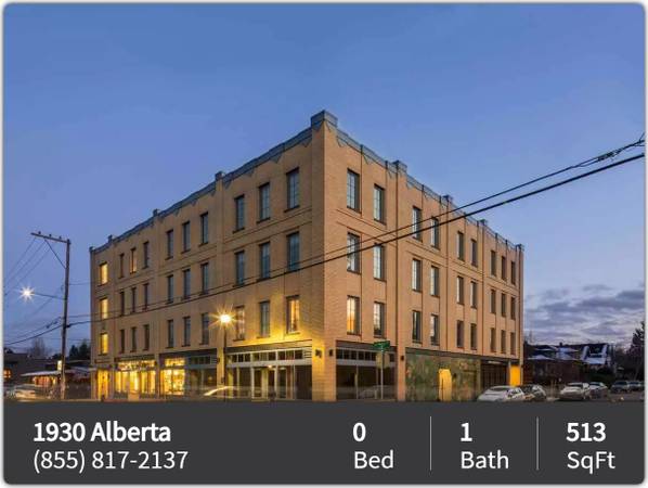 $1,699 / 513ft2 - Don't miss out! Incredible move in deal on this Studio! (Portland)63831772294785121