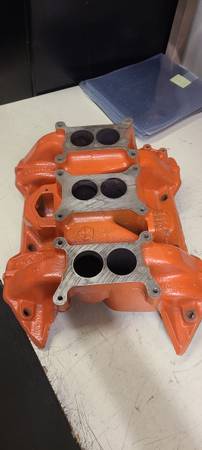 440 Mopar  6 pak Original Intake Manifold 1
