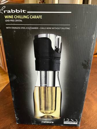 Rabbit Wine Chilling Carafe - NEW in Box! 1