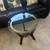 Modern Glass Top Round Side Table 8 thumbnail