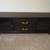 DARK BROWN WOOD TV CONSOLE 76" X 16" X 29.75" 2 thumbnail