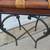 Country Cottage Vintage Wrought Iron Wicker Wood Plant Stand 27" Tall 7 thumbnail