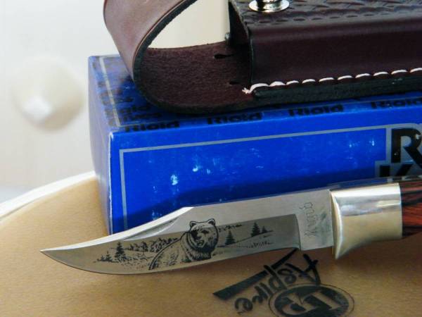 Rigid RG34 Grizzly Bear Hunting Knife 'New" 1