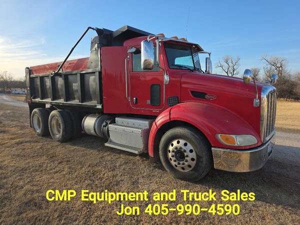 2012 Peterbilt 384 Tandem Axle Dump Truck 10spd Air Ride 455hp 360k mi 1