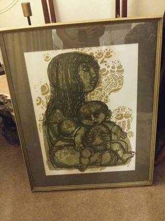 1960's Original David Weidman Signed and Numbered Art  Print 1