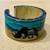 African Safari Night Animal Coasters w Holder Hand Painted Soapstone 8 thumbnail