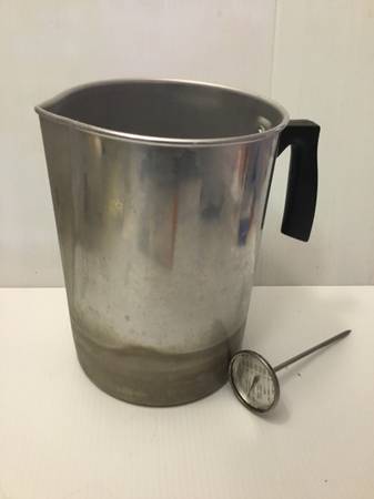 Candle Wax Pitcher and Thermometer 1