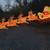 Vintage Santa's Sleigh w/ 9 Reindeer Blow Mold Christmas Lights 1 thumbnail