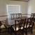 Large elegant dining table w/6 chairs and 2 expandtion leifs 3 thumbnail