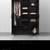 Armoire / black /  glass doors 2 thumbnail
