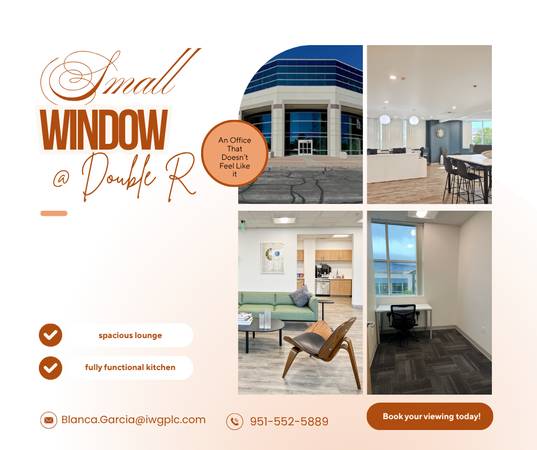 🏢 Last Small Window Office Available – Bright & Private (Double R) 1