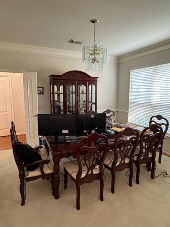 Dining table and chairs 1