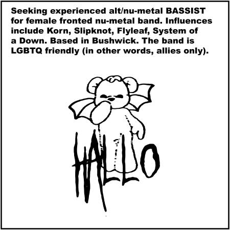 Nu-Metal Band seeks bassist63690333691393120