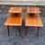 Mid Century Modern Two Tier Pair of Side Tables Rare find Bissman? 1 thumbnail