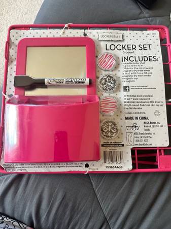 A Brand New Girls Locker Set 8 count 1