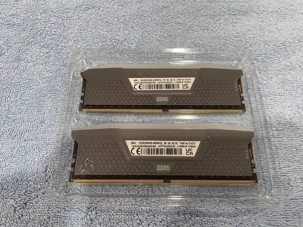 Corsair Vengeance 32 GB (2 x 16 GB) DDR5 6000 CL30 XMP 3.0 AMD EXPO Memoria - $70 (Falls Church)63471266303235122