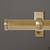 Restoration Hardware: Easton Solid Brass End Cap Finial and Rod Set 6 thumbnail