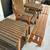 Vintage 2 Chairs Joined by Table (Adirondack Cedar?) 71"W Plus ALL... 1 thumbnail
