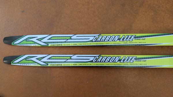 Fischer 197 RCS Carbon Lite Classic skis - sporting goods - by