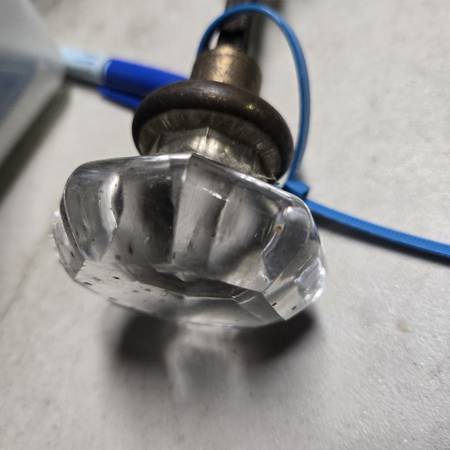 Crystal door knobs from 1920 house.  &***& 1