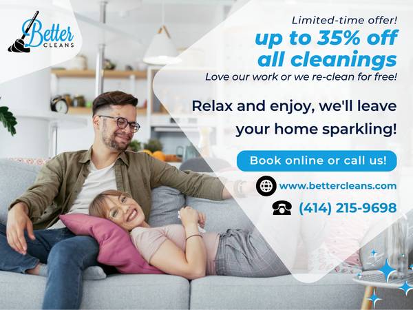 🏡 Best House and Carpet Cleaning Service in Milwaukee - up to 35% Off 1