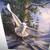 James Meger - Snowy Pursuit - Snowy Owl on Canvas 9.75 x 7.75 Inches 2 thumbnail