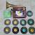 Thorens Swiss Gramophone Player with 10 Christmas Discs - Excellent! 2 thumbnail
