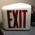 Triangular exit sign 2 thumbnail