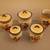 4 Certified International Pamela Gladding Ceramic Canisters & Utensil 2 thumbnail