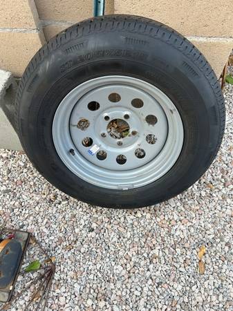 New Spare trailer tire 1