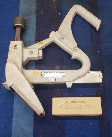 Porta-Nailer Model 401 Flooring Nailer with Nails USA Made 1