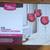 Beautiful 3 piece Red Goblet set to hold candles 1 thumbnail