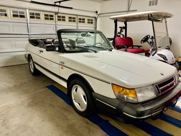 1990 SAAB 900 turbo convertible 5spd 1