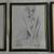 Art class charcoal practice body drawing 8.5"/11" Framed 2 thumbnail