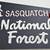 Sasquatch National Forest Sign - 18" x 12" 3 thumbnail
