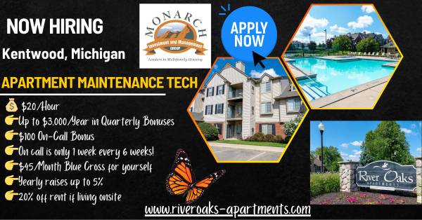 🔨👍💰Apartment Maintenance Technician 1