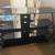 Sleek black glass TV Stand (almost new) 5 thumbnail