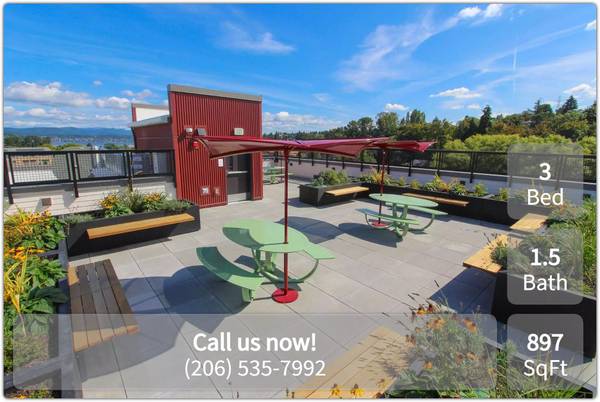 $2,251 / 3br - 897ft2 - A canvas for your dreams: Experience our spacious 3 BR today! (Seattle)63948217403139121