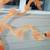 Faux SPIDER BIG orange black HALLOWEEN DECORATION Plush Furry Vintage 8 thumbnail