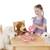 Vintage Toy tea set with flowers and butterflies creative pretend play 1 thumbnail
