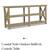 Joss & Main Coastal Teak Outdoor or Indoor Buffet & Console Table 4 thumbnail